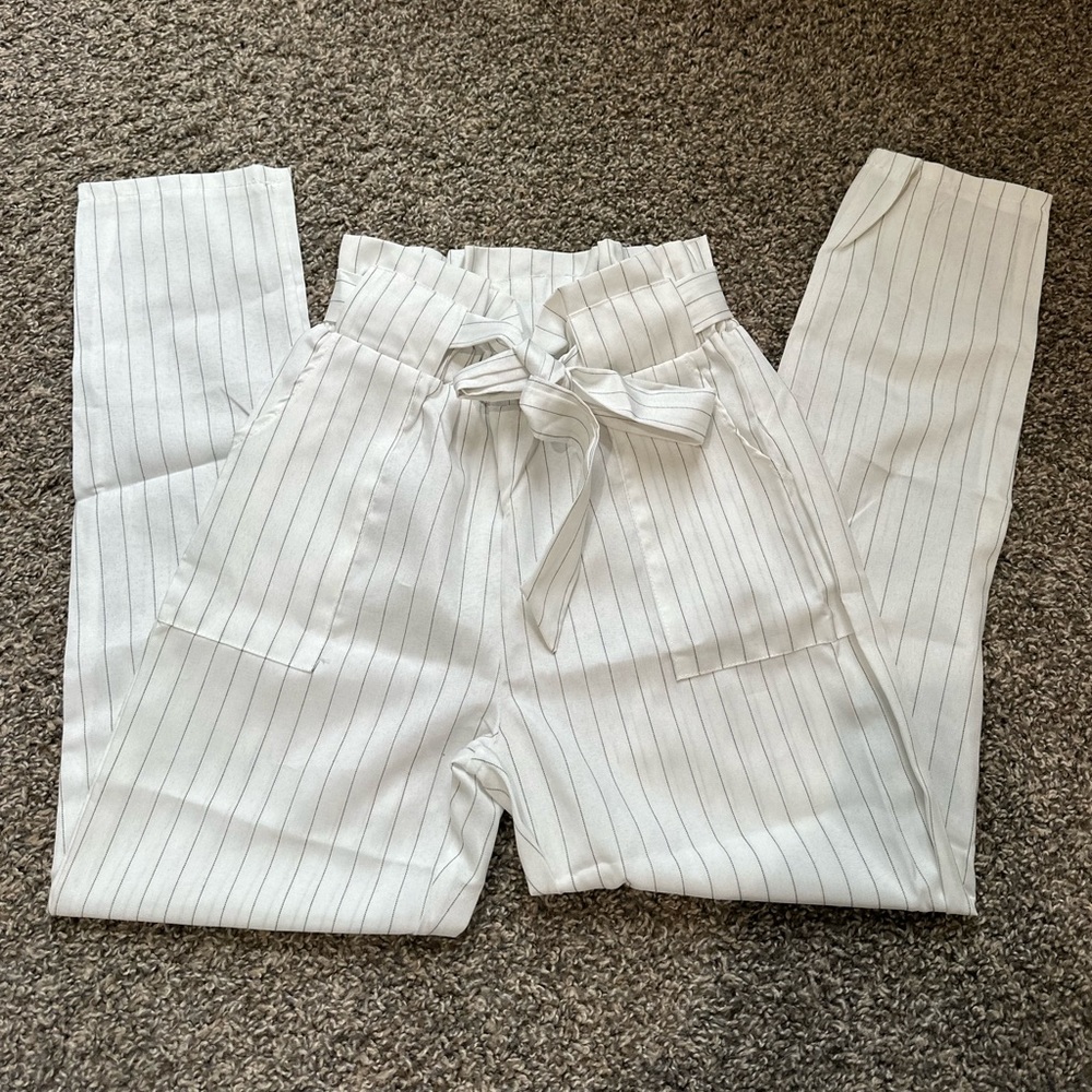 paper bag waist pants
